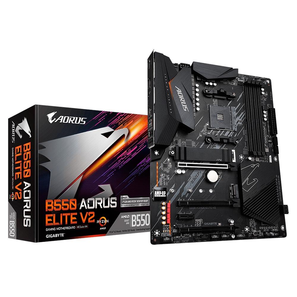 Placa Mãe Gigabyte B550 Aorus Elite V2 AMD Soquete AM4 foto principal