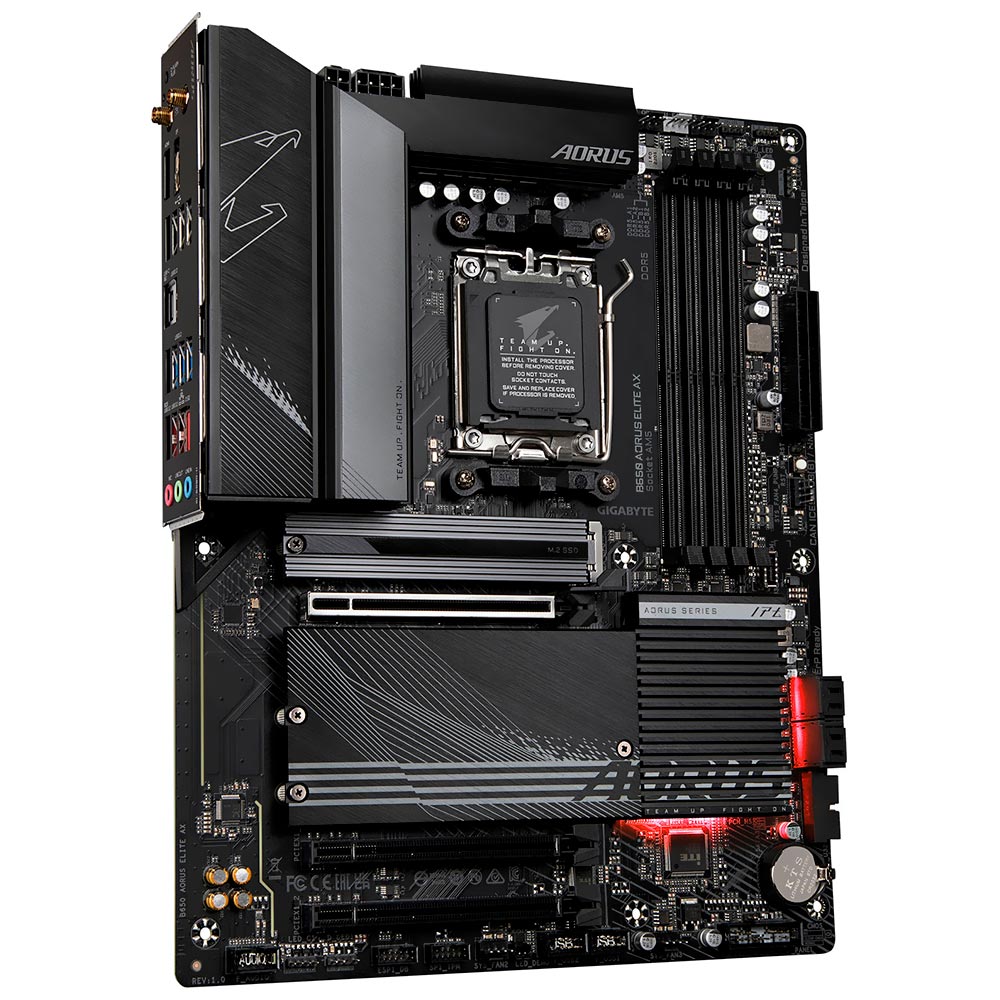 Placa Mãe Gigabyte B650 Aorus Elite AX AMD Soquete AM5 foto 1