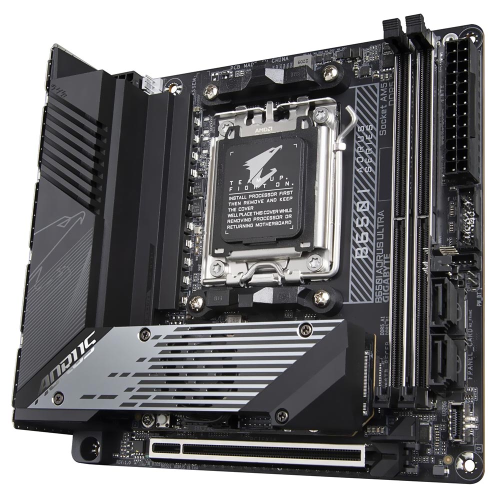 Placa Mãe Gigabyte B650I Aorus Ultra AMD Soquete AM5 foto 1