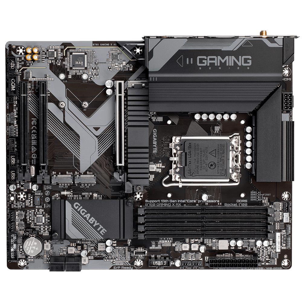 Placa Mãe Gigabyte B760 Gaming X AX Intel Soquete LGA 1700 foto 1