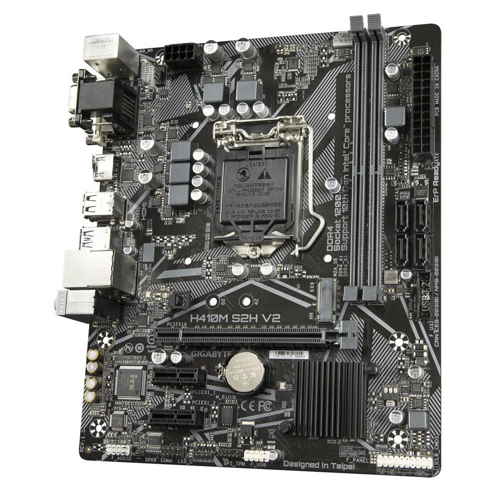 Placa Mãe Gigabyte H410M S2H V2 Intel Soquete LGA 1200 foto 3