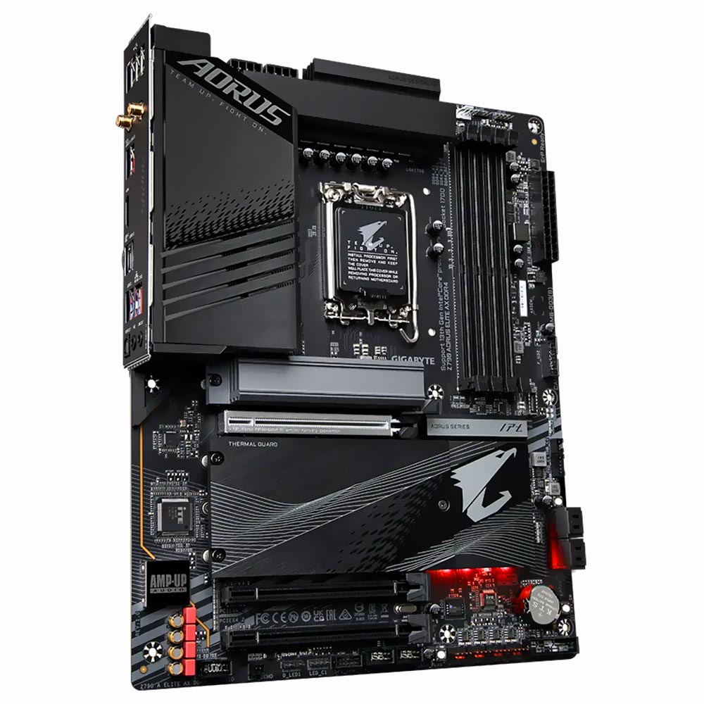 Placa Mãe Gigabyte Z790 Aorus Elite AX DDR4 Intel Soquete LGA 1700 foto 1