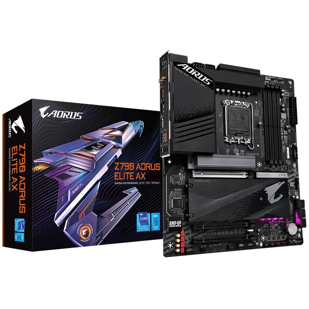 Placa Mãe Gigabyte Z790 Aorus Elite AX Intel Soquete LGA 1700