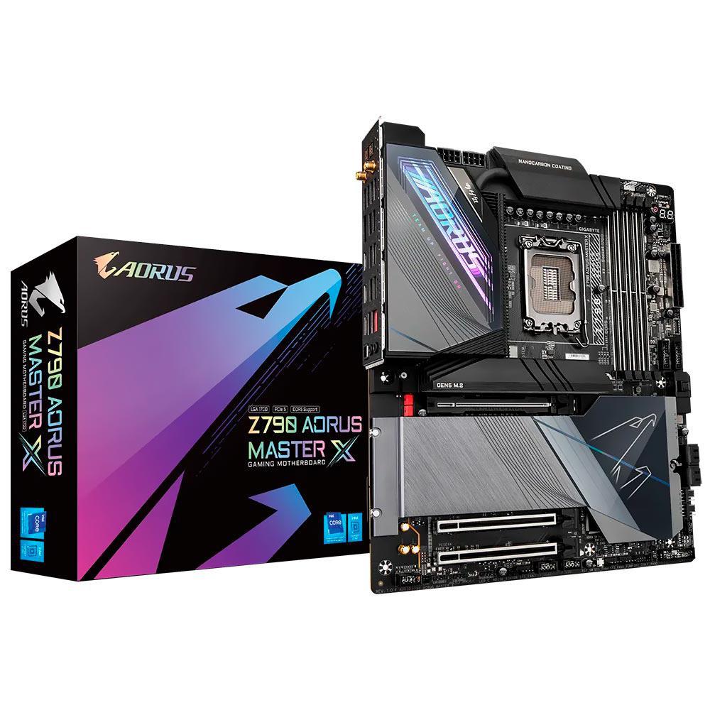 Placa Mãe Gigabyte Z790 Aorus Master X Intel Soquete LGA 1700 foto principal