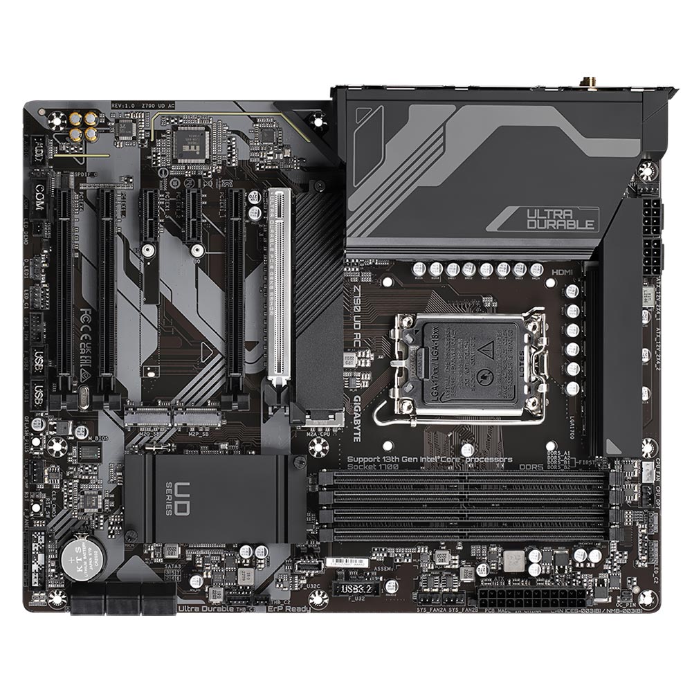Placa Mãe Gigabyte Z790 UD AC Intel Soquete LGA 1700 foto 1