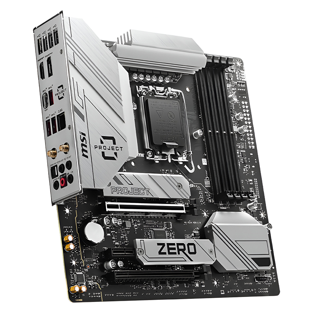 Placa Mãe MSI B760M Project Zero Intel Soquete LGA 1700 foto 1