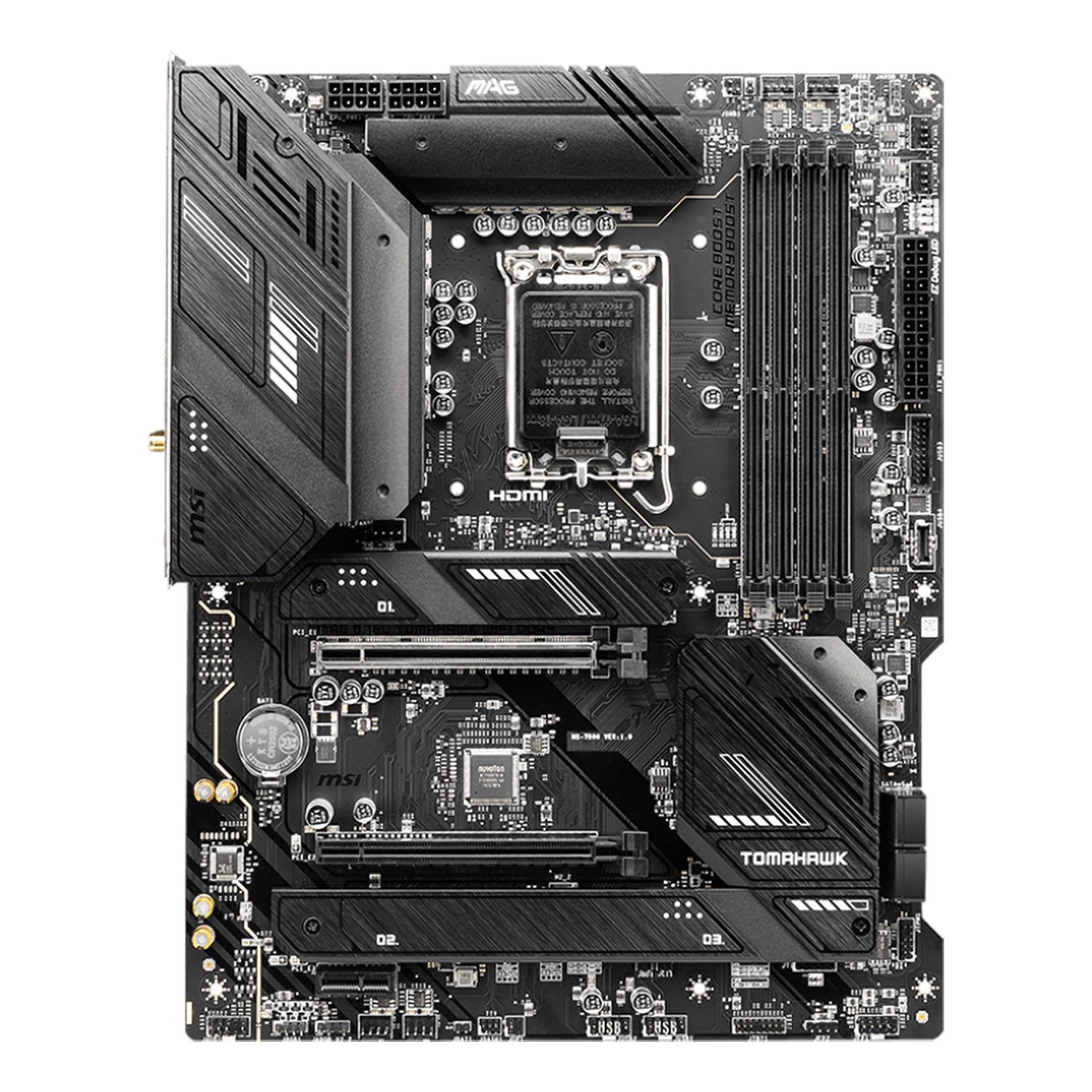 Placa Mãe MSI Mag B760 Tomahawk Wi-Fi DDR4 Intel Soquete LGA 1700 foto 1