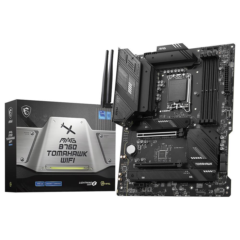 Placa Mãe MSI Mag B760 Tomahawk Wi-Fi Intel Soquete LGA 1700 foto principal