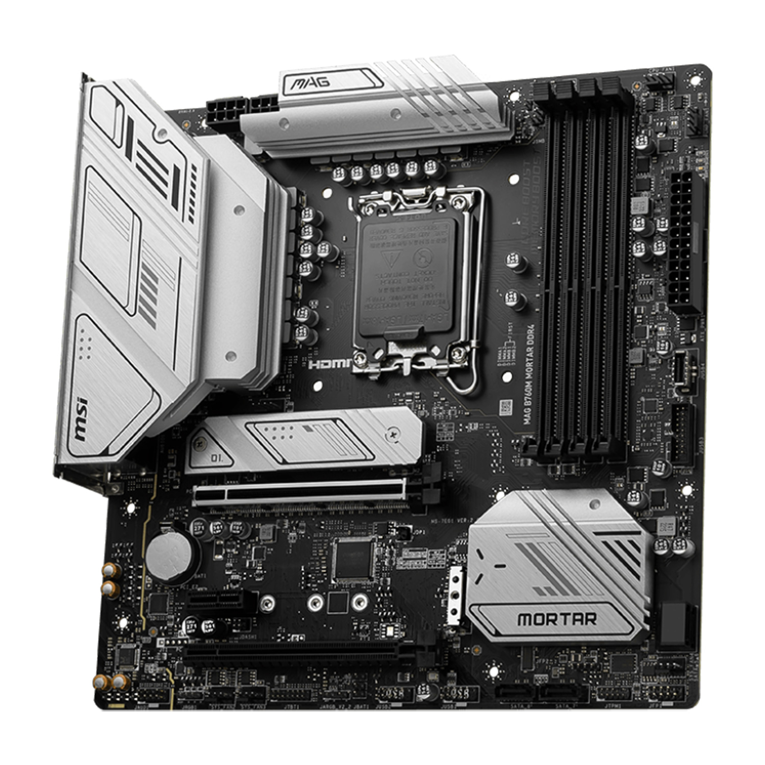 Placa Mãe MSI Mag B760M Mortar DDR4 Intel Soquete LGA 1700 foto 2
