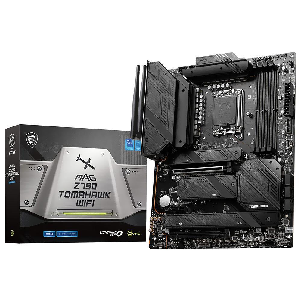 Placa Mãe MSI Mag Z790 Tomahawk Wi-Fi Intel Soquete LGA 1700