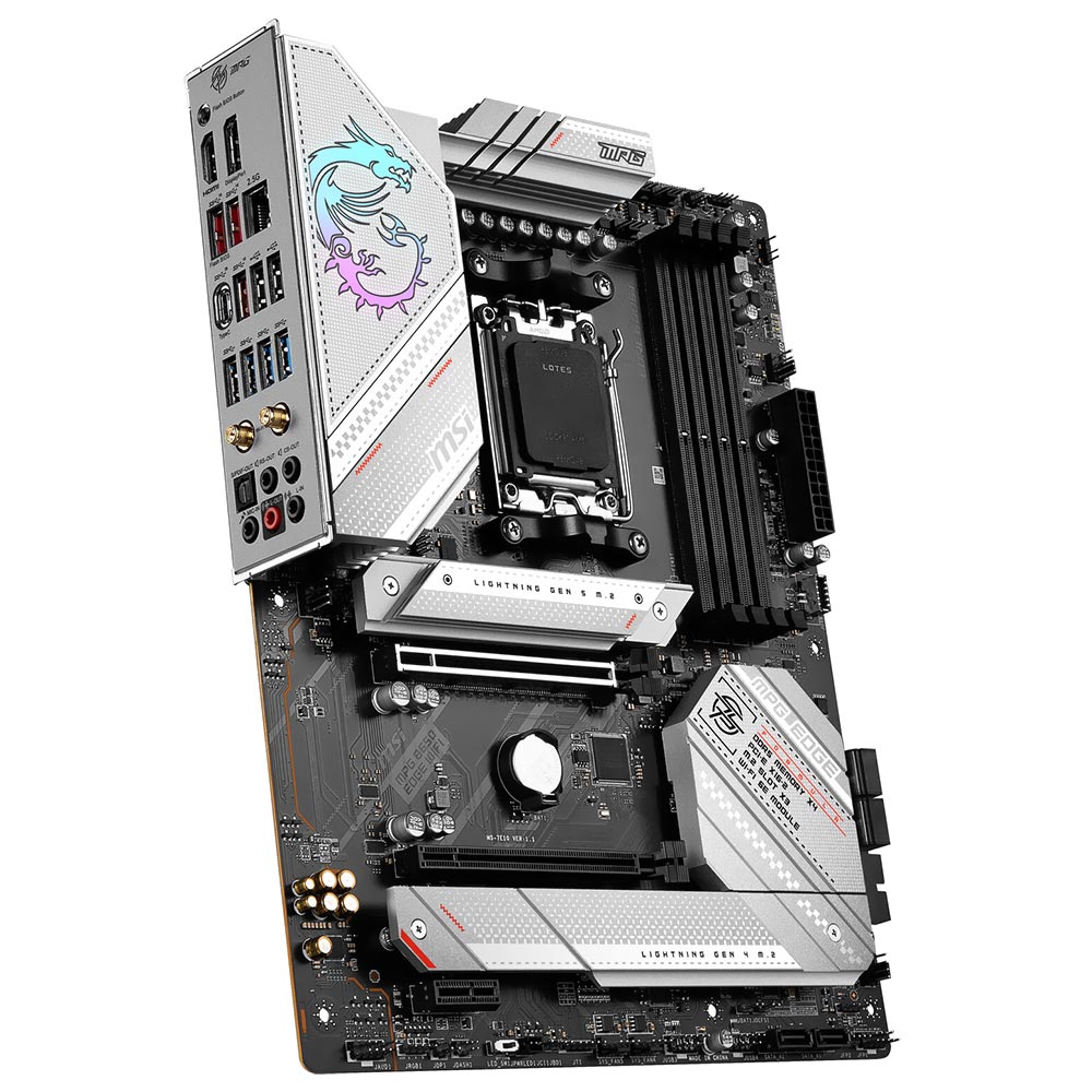 Placa Mãe MSI MPG B650 Edge Wi-Fi AMD Soquete AM5 foto 1
