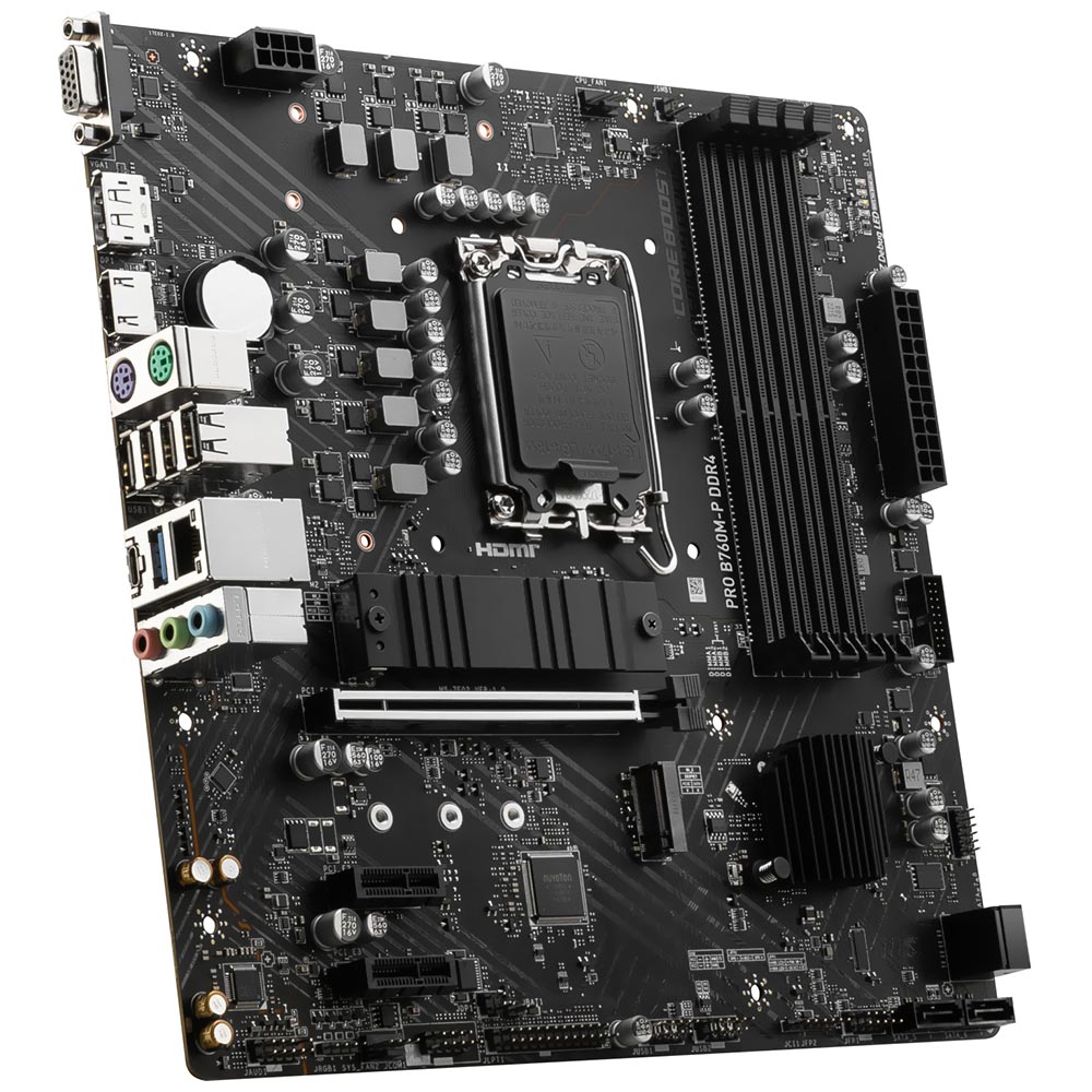 Placa Mãe MSI Pro B760M-P DDR4 Intel Soquete LGA 1700 foto 1
