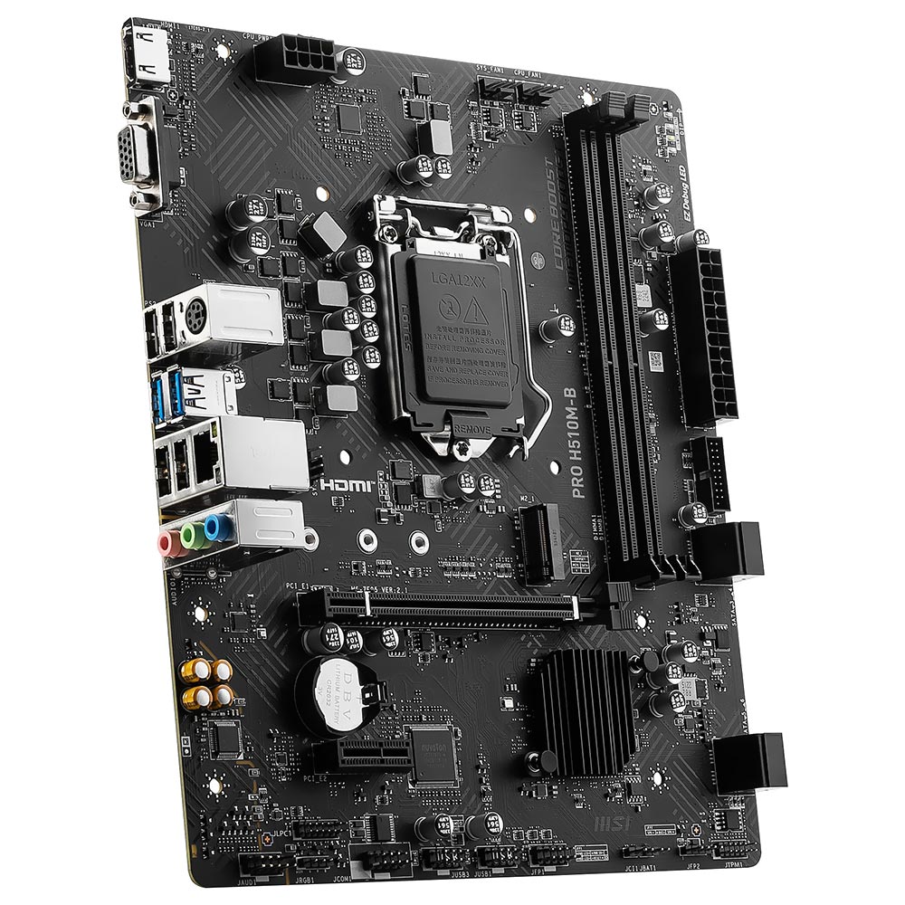 Placa Mãe MSI Pro H510M-B Intel Soquete LGA 1200 foto 1
