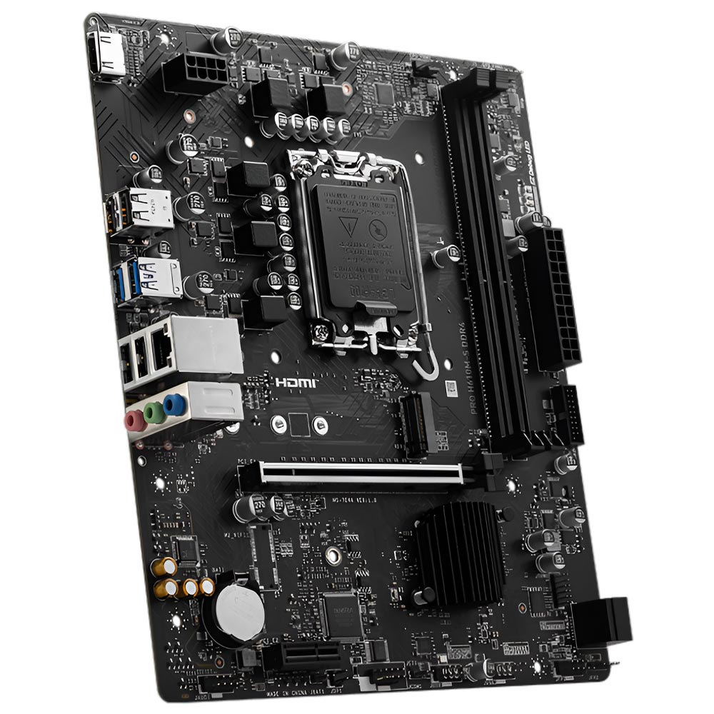 Placa Mãe MSI Pro H610M-S DDR4 Intel Soquete LGA 1700 foto 1