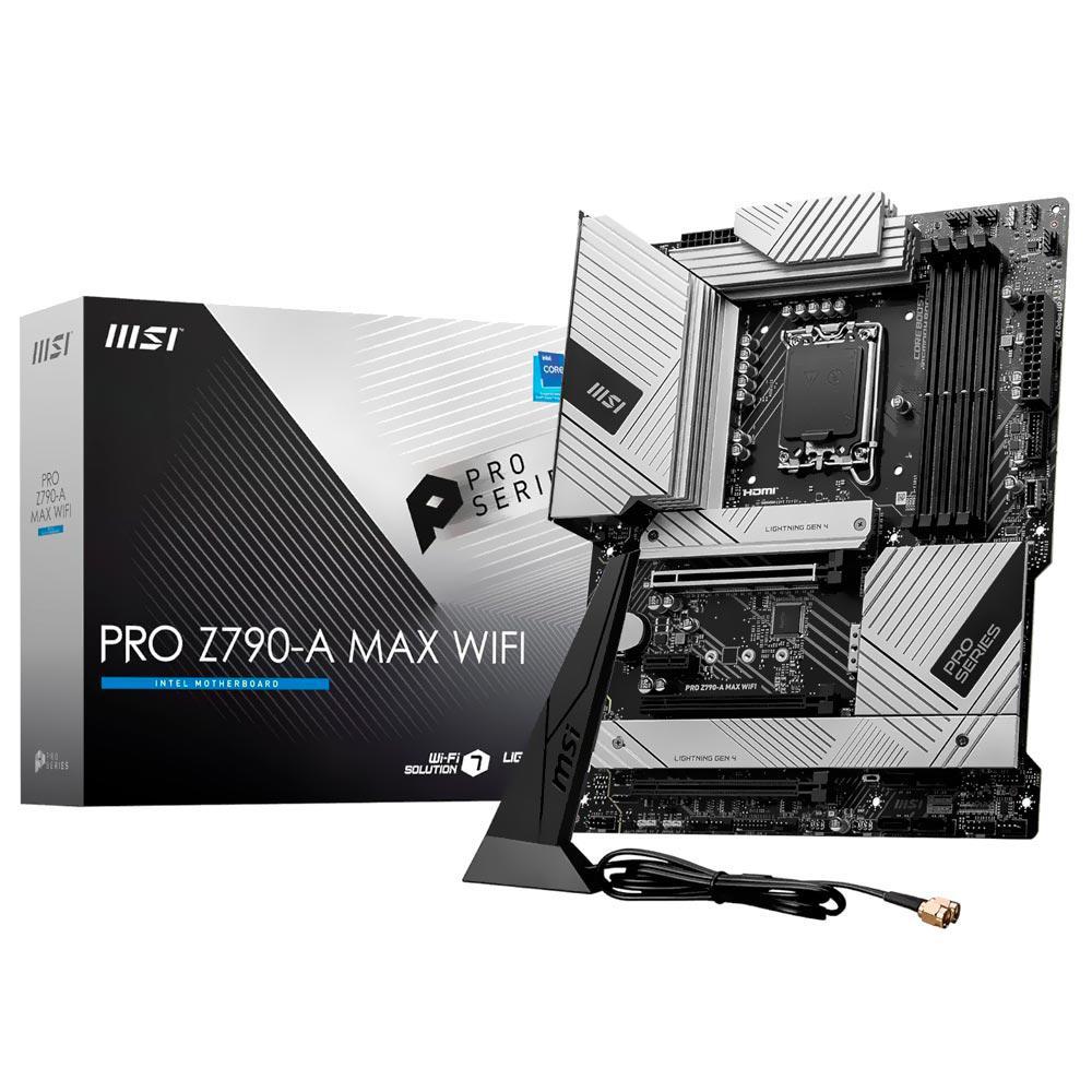 Placa Mãe MSI Pro Z790-A Max Wi-Fi Intel Soquete LGA 1700 foto principal