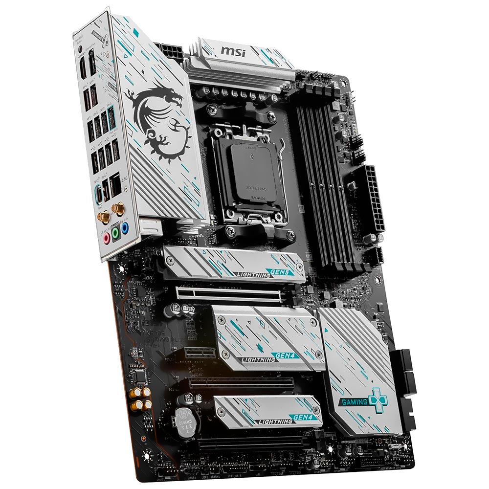 Placa Mãe MSI X670E Gaming Plus Wi-Fi AMD Soquete AM5 foto 1