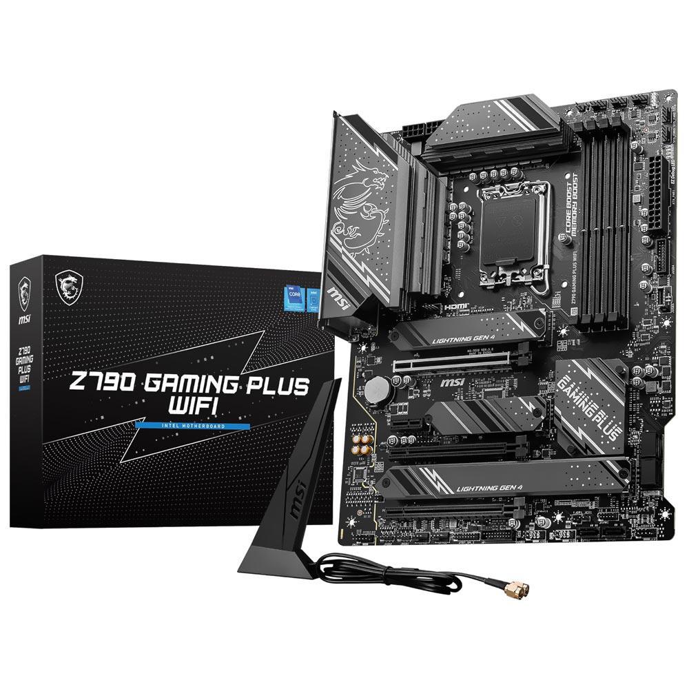 Placa Mãe MSI Z790 Gaming Plus Wi-Fi Intel Soquete LGA 1700