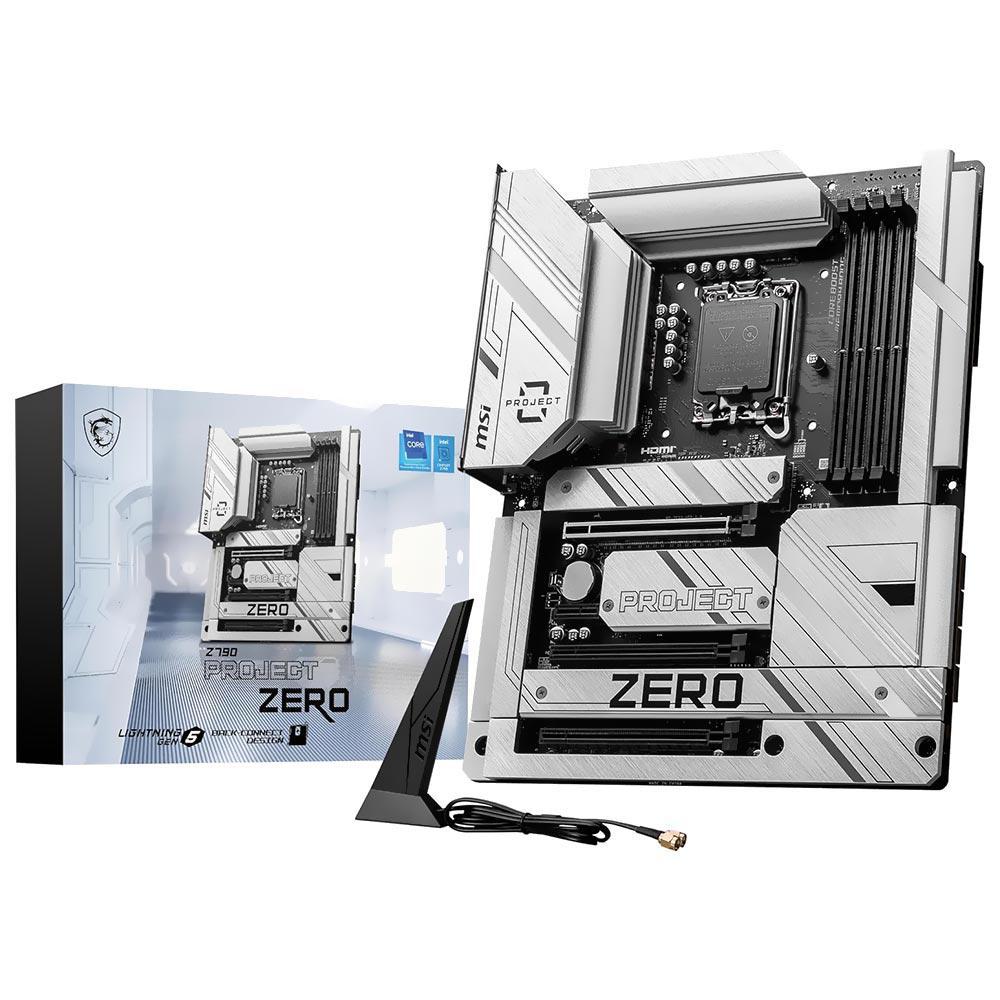Placa Mãe MSI Z790 Project Zero Intel Soquete LGA 1700