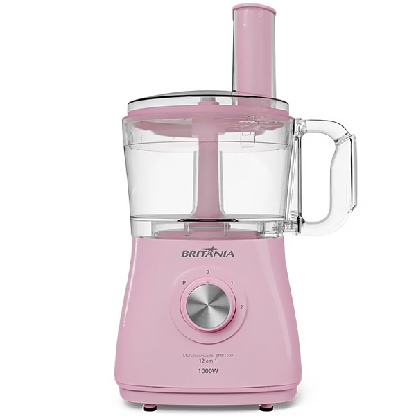 Processador de Alimentos Britania BMP1100RS + Liquidificador + Extrator de Suco 220V foto 2