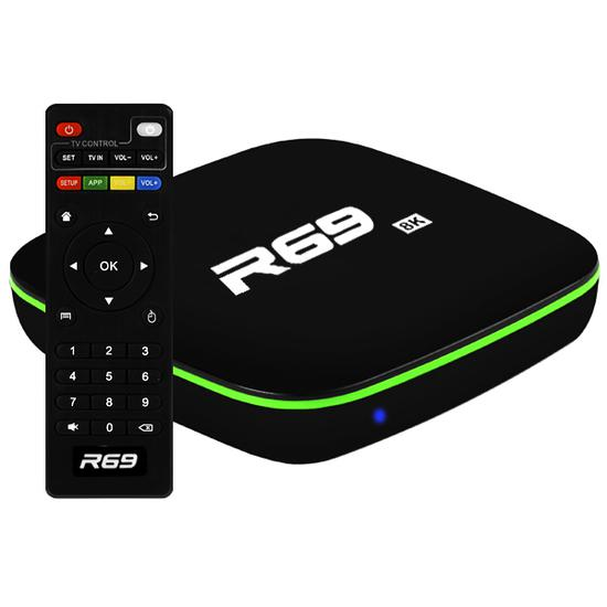 Receptor Digital TV Box R69 Ultra HD 8K