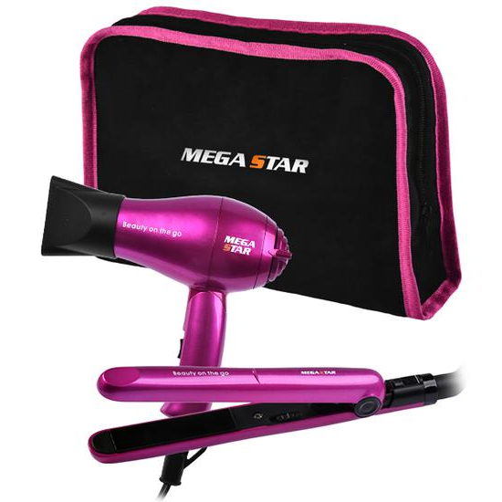 Secador de Cabelo Mega Star GWB055KIT Bivolt + Chapinha