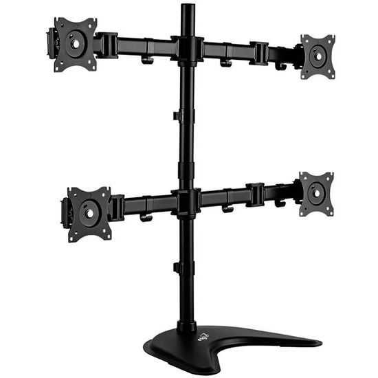 Suporte Articulado para 4 Monitores Elg T160ND4 15" a 27" / Aço Carbono / Giro 90º