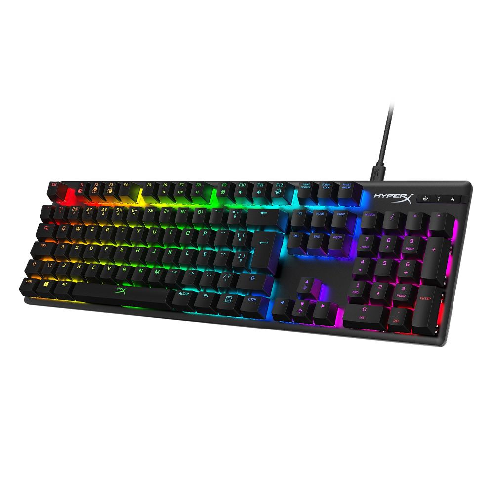 Teclado Kingston HyperX Alloy Origins HX-KB6BLX-BR RGB USB foto 2