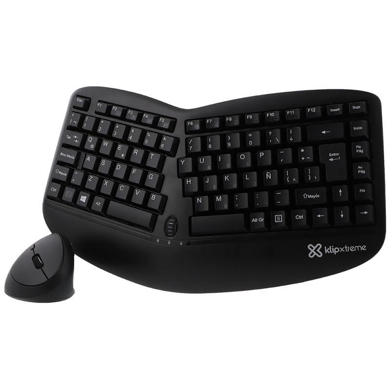 Teclado Klip Xtreme Majestick Compact Duo KBK-510 Wireless Com Mouse