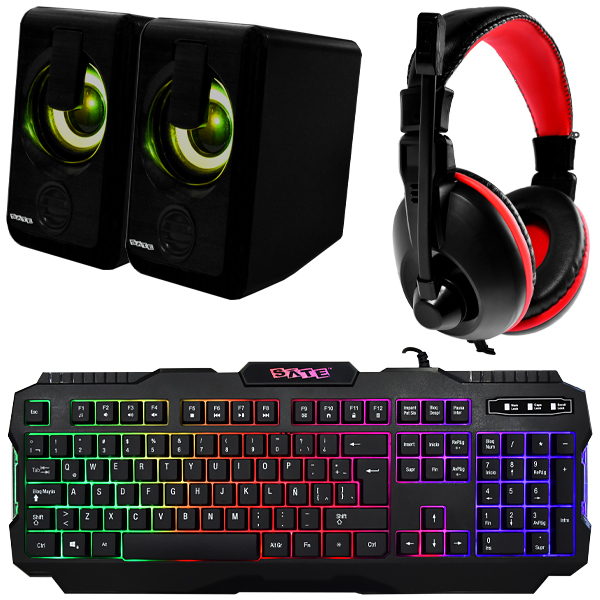 Teclado Satellite KG502 USB Com Mouse / Mouse Pad / Fone de Ouvido / Caixa de Som foto 1