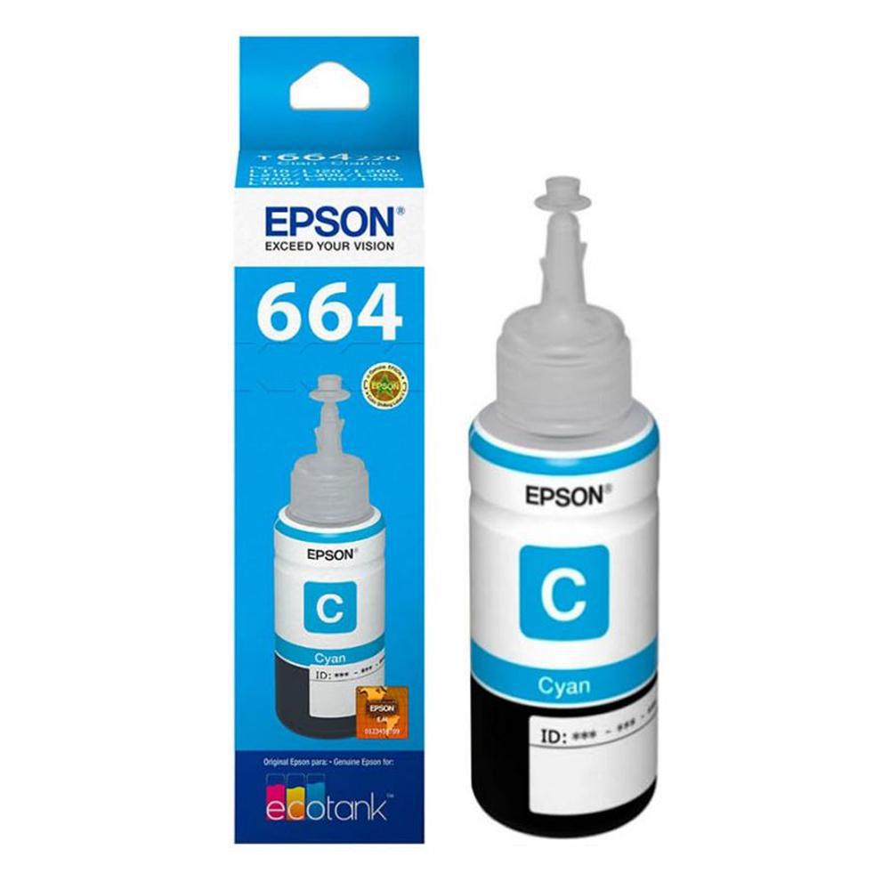 Tinta Epson T664220 Ciano