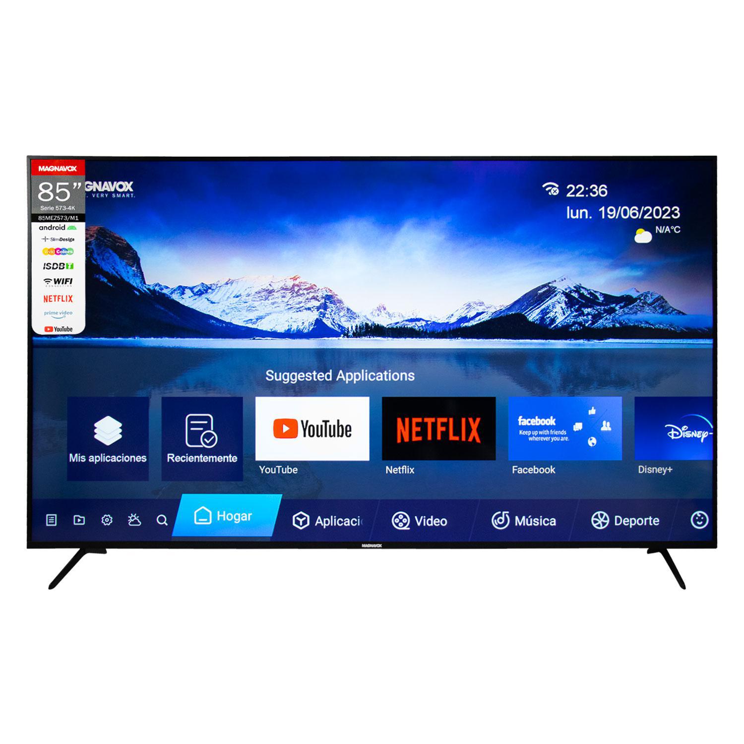 TV Magnavox LED 85MEZ573/M1 Ultra HD 85" 4K