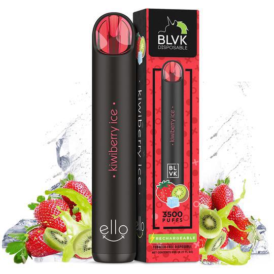 Vaper Descartável BLVK Ello Kiwiberry Ice 3500 Puffs