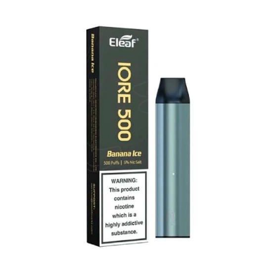 Vaper Descartável Eleaf Iore 500 Banana Ice 500 Puffs