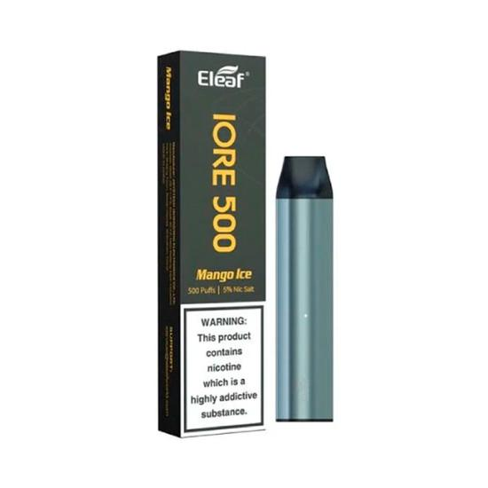 Vaper Descartável Eleaf Iore 500 Mango Ice 500 Puffs