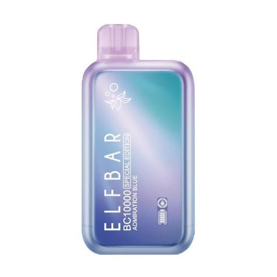 Vaper Descartável Elfbar BC10000 Special Edition Admiration Blue 10000 Puffs