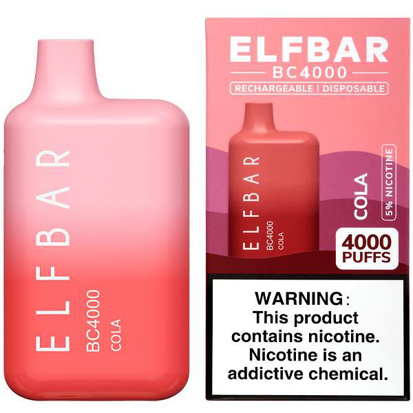 Vaper Descartável Elfbar BC4000 Cola 4000 Puffs