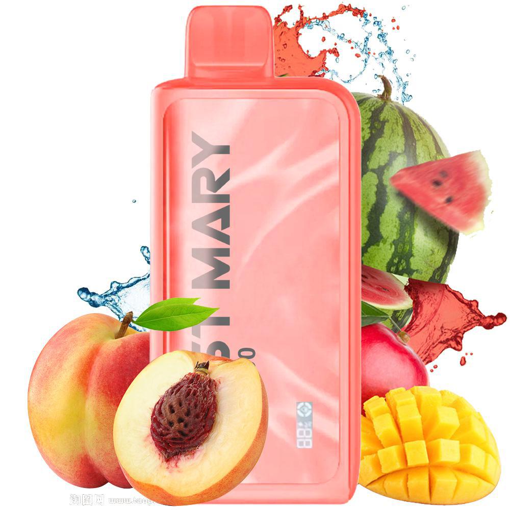 Vaper Descartável Elfbar Lost Mary MO10000 Mango Peach Watermelon 10000 Puffs foto principal