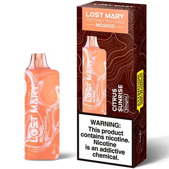 Vaper Descartável Elfbar Lost Mary MO5000 Citrus Sunrise 5000 Puffs