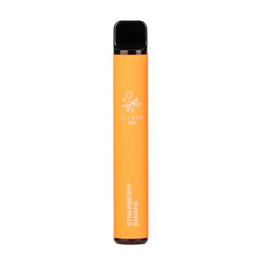 Vaper Descartável Elfbar Strawberry Banana 800 Puffs