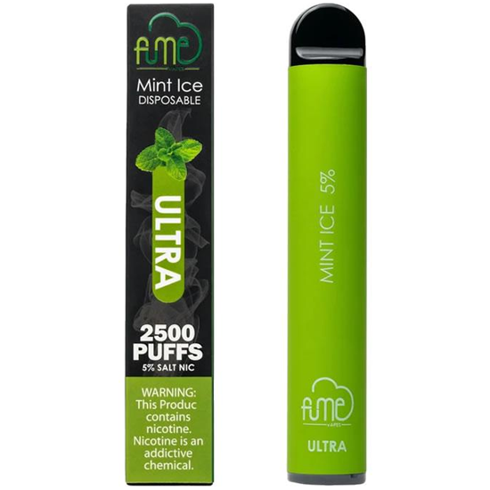 Vaper Descartável Fume Ultra Mint Ice 2500 Puffs