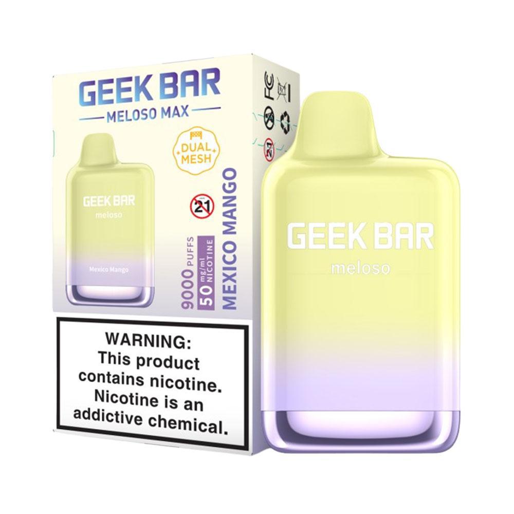 Vaper Descartável Geek Bar Meloso Max Mexico Mango 9000 Puffs