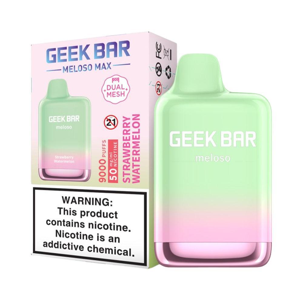 Vaper Descartável Geek Bar Meloso Max Strawberry Watermelon 9000 Puffs