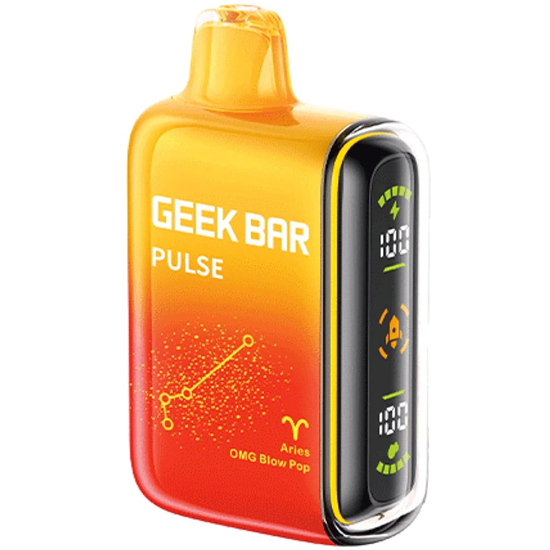 Vaper Descartável Geek Bar Pulse Omg Blow Pop 15000 Puffs