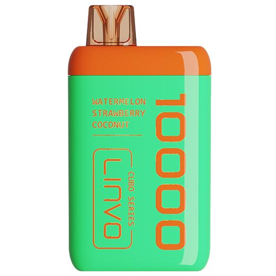 Vaper Descartável Linvo Cubo Series Watermelon Strawberry Coconut 10000 Puffs