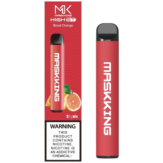 Vaper Descartável Maskking High GT Blood Orange 450 Puffs