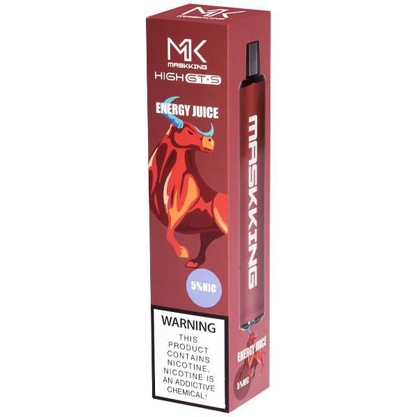 Vaper Descartável Maskking High GT-S Energy Juice 2500 Puffs