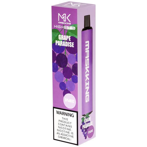 Vaper Descartável Maskking High GT-S Grape Paradise 2500 Puffs
