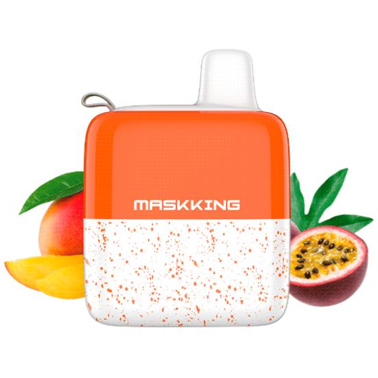 Vaper Descartável Maskking Jam Box Mango Passion Fruit 5500 Puffs