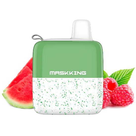 Vaper Descartável Maskking Jam Box Watermelon Raspberry 5500 Puffs