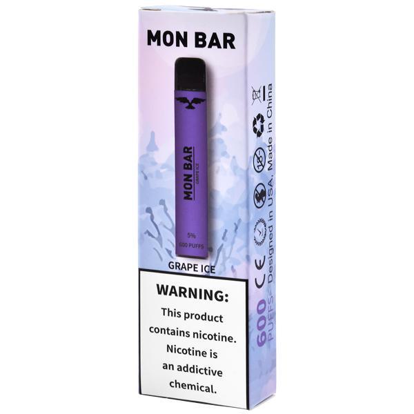Vaper Descartável Mon Bar BLM-600 Grape Ice 600 Puffs